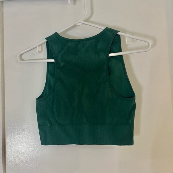 GARAGE Plunge Top  Dark Green size xs - Picture 3 of 4